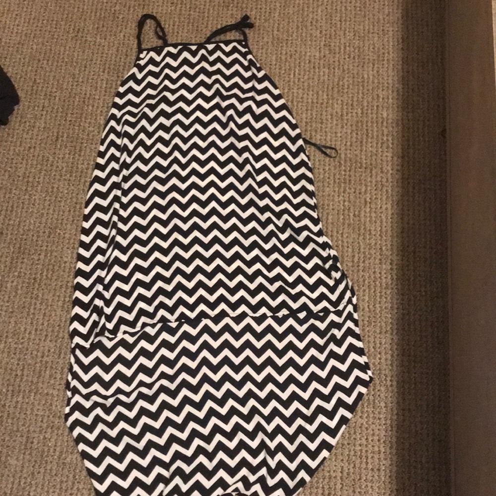 Black and white dress